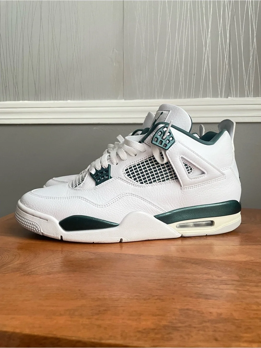 Air Jordan 4 Retro Oxidized Green White Men’s Size 12 FQ8138-103